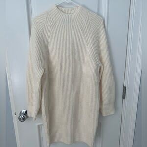 Express Cream Sweater Dress